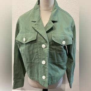Rag & Bone New Women's Green button up jacket Jacket